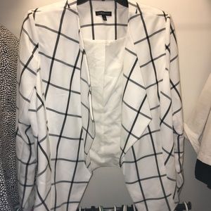 Window pane blazer